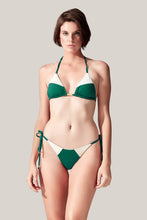Carregar imagem no visualizador da galeria, Biquíni Sauípe Bicolor OffWhite/Verde