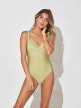 Carregar imagem no visualizador da galeria, Maiô/Body Split Verde Oliva - lillebeachwear