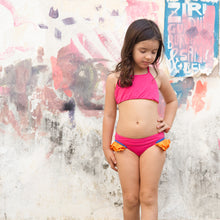 Carregar imagem no visualizador da galeria, Top Kids Ilhabela Dupla Face Rosa/Laranja
