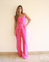 Carregar imagem no visualizador da galeria, Blusa Rosa 100% Linho
