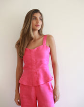 Carregar imagem no visualizador da galeria, Blusa Rosa 100% Linho
