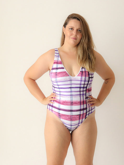 Maiô Body Ibiza Xadrez - lillebeachwear