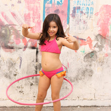 Carregar imagem no visualizador da galeria, Top Kids Ilhabela Dupla Face Rosa/Laranja
